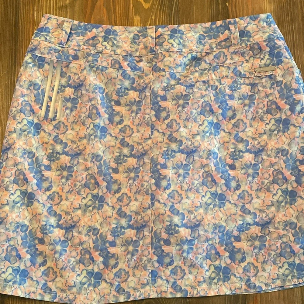 Adidas floral golf skirt